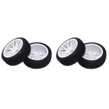 Maxbell 4pcs 1/16 Tire Off-road Tires Buggy Tyre Pull Rally Wheel for HPI HSP Hobao Savage ZDRacing LRP Wltoy