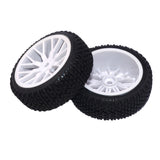 Maxbell 4pcs 1/16 Tire Off-road Tires Buggy Tyre Pull Rally Wheel for HPI HSP Hobao Savage ZDRacing LRP Wltoy