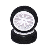 Maxbell 4pcs 1/16 Tire Off-road Tires Buggy Tyre Pull Rally Wheel for HPI HSP Hobao Savage ZDRacing LRP Wltoy