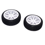 Maxbell 4pcs 1/16 Tire Off-road Tires Buggy Tyre Pull Rally Wheel for HPI HSP Hobao Savage ZDRacing LRP Wltoy