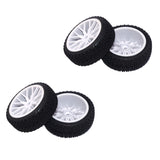 Maxbell 4pcs 1/16 Tire Off-road Tires Buggy Tyre Pull Rally Wheel for HPI HSP Hobao Savage ZDRacing LRP Wltoy