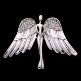 Maxbell 2 Pcs Fashion Eagle Wings Brooch Pins Charming Crystal Brooch Pin For Men Women