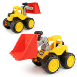 Maxbell 2 Pieces Beach Construction Vehicle Toys Push Around Sand Truck Kids Gift