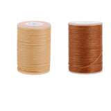 Maxbell 2 Pieces Leather Craft Handwork Sewing Round Waxed String Thread 0.55mm