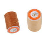 Maxbell 2 Pieces Leather Craft Handwork Sewing Round Waxed String Thread 0.55mm