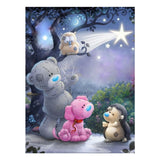 Maxbell 2pcs Cartoon Bear Diamond Embroidery Painting Cross Stitch Craft Home Decor