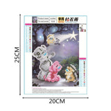 Maxbell 2pcs Cartoon Bear Diamond Embroidery Painting Cross Stitch Craft Home Decor