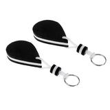 Maxbell 4 Pieces EVA Floating Keychain Keyring Kayak Beach Swim Surf Key Float Buoy