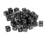 Maxbell 100Piece 12mm Acrylic Six Sided Spot Dice D6 for D&D RPG MTG Gambling Toys