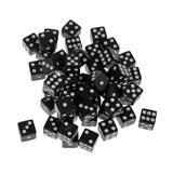 Maxbell 100Piece 12mm Acrylic Six Sided Spot Dice D6 for D&D RPG MTG Gambling Toys