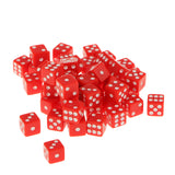 Maxbell 100Piece 12mm Acrylic Six Sided Spot Dice D6 for D&D RPG MTG Gambling Toys