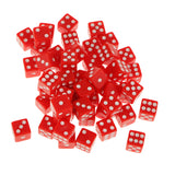 Maxbell 100Piece 12mm Acrylic Six Sided Spot Dice D6 for D&D RPG MTG Gambling Toys