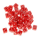 Maxbell 100Piece 12mm Acrylic Six Sided Spot Dice D6 for D&D RPG MTG Gambling Toys