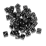 Maxbell 100Piece 12mm Acrylic Six Sided Spot Dice D6 for D&D RPG MTG Gambling Toys