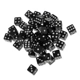 Maxbell 100Piece 12mm Acrylic Six Sided Spot Dice D6 for D&D RPG MTG Gambling Toys