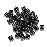 Maxbell 100Piece 12mm Acrylic Six Sided Spot Dice D6 for D&D RPG MTG Gambling Toys