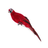 Maxbell 6x Realistic Macaw Parrot Artificial Feather Bird Animal Ornament Model Toy