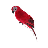 Maxbell 6x Realistic Macaw Parrot Artificial Feather Bird Animal Ornament Model Toy