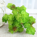 Maxbell 2x Artificial Succulent Sedum Hispanicu Foliage Plastic Plants Floral Decor