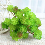 Maxbell 2x Artificial Succulent Sedum Hispanicu Foliage Plastic Plants Floral Decor