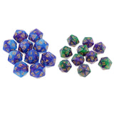 Maxbell 20Pieces 20 Sided Dice D20 Polyhedral Dice for Dungeons and Dragons Game Toy