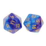 Maxbell 20Pieces 20 Sided Dice D20 Polyhedral Dice for Dungeons and Dragons Game Toy