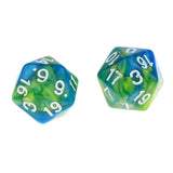 Maxbell 20Pieces 20 Sided Dice D20 Polyhedral Dice for Dungeons and Dragons Game Toy