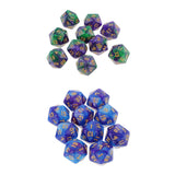 Maxbell 20Pieces 20 Sided Dice D20 Polyhedral Dice for Dungeons and Dragons Game Toy