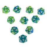 Maxbell 20Pieces 20 Sided Dice D20 Polyhedral Dice for Dungeons and Dragons Game Toy