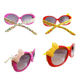 Maxbell 2 Pieces Cute Kids Fashion Bowknot Decoration Fun Sunglasses Gifts