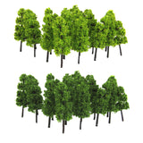 Maxbell 40 Pcs HO Z Sacle Pagoda Trees Model Train Railway Park Street Layout Toy