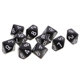 Maxbell 20Pieces 10 Sided Dice D10 Polyhedral Dice for Dungeons and Dragons Game Toy