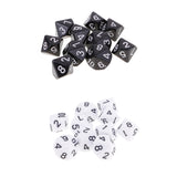 Maxbell 20Pieces 10 Sided Dice D10 Polyhedral Dice for Dungeons and Dragons Game Toy