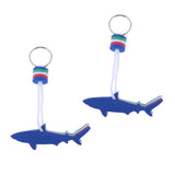 Maxbell 4 Pieces EVA Floating Keychain Keyring for Surfing Buoyant Sailing Swimming