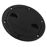 Maxbell Marine Boat RV Black 4"&6" Access Hatch Cover Twist Screw Out Deck Plate