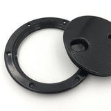 Maxbell Marine Boat RV Black 4"&6" Access Hatch Cover Twist Screw Out Deck Plate
