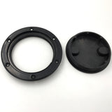 Maxbell Marine Boat RV Black 4"&6" Access Hatch Cover Twist Screw Out Deck Plate