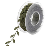 Maxbell 2 Roll 15m Leaves Ribbon Trim Wreath for Wedding Wall Crafts Party Decor