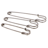 Maxbell 6pcs Heavy Duty Stainless Steel Safety Pins for Blankets Skirts Craft