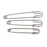 Maxbell 6pcs Heavy Duty Stainless Steel Safety Pins for Blankets Skirts Craft