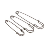 Maxbell 6pcs Heavy Duty Stainless Steel Safety Pins for Blankets Skirts Craft