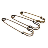 Maxbell 6pcs Heavy Duty Stainless Steel Safety Pins for Blankets Skirts Craft