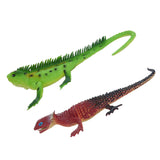 Maxbell 2 x Colorful Vivid Reptile Animal Rubber Lizard Model Figure Educational Toy