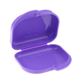 Maxbell 2 Pieces Denture Box Retainer Mouthguard Storage Tooth Braces Case Container