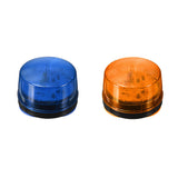 Maxbell 2pcs 12V Round Safety Alarm Security Post Caution Flash Warning LED Light