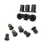 Maxbell 12x Metric Rubber Well Nuts Blind Fastener Wellnuts Kayak Accessories M4 M5