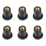 Maxbell 12x Metric Rubber Well Nuts Blind Fastener Wellnuts Kayak Accessories M4 M5