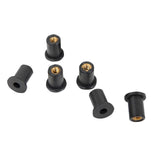 Maxbell 12x Metric Rubber Well Nuts Blind Fastener Wellnuts Kayak Accessories M4 M5