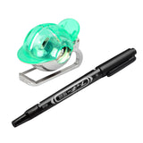 Maxbell 2x Golf Ball Liner Marker Pen Line Drawer Drawing Alignment Tool Blue Green