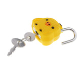 Maxbell 2 Set Lovely Cartoon Doll Animals Small Padlock Security Lock with Keys